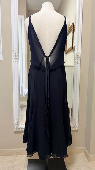 Vestido Negro Seda Purificación García