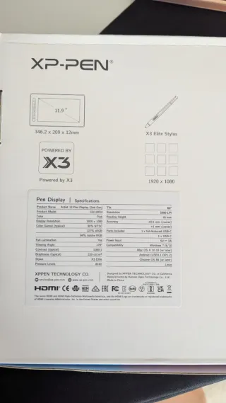 Tavoletta grafica XP-PEN Artist 12 (2ª Gen) Displa