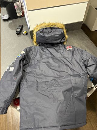 Anorak Geographical Norway Azul Marino Talla 14