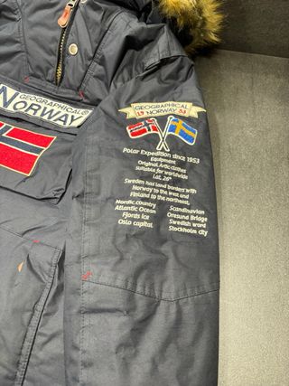 Anorak Geographical Norway Azul Marino Talla 14