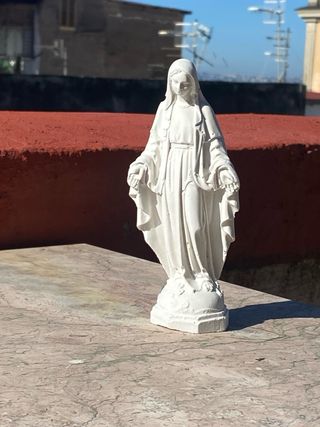Statuetta Madonna in gesso