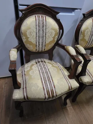 Pareja de sillones vintage madera