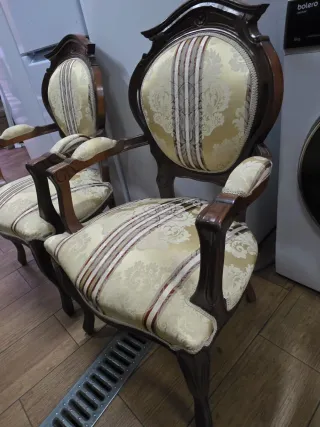 Pareja de sillones vintage madera