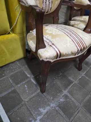 Pareja de sillones vintage madera