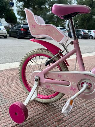 Bicicletta Atala bimba con rotelle