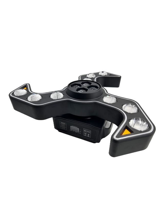 ✅️ Cabeza Móvil Triple Boomerang RGB 120W