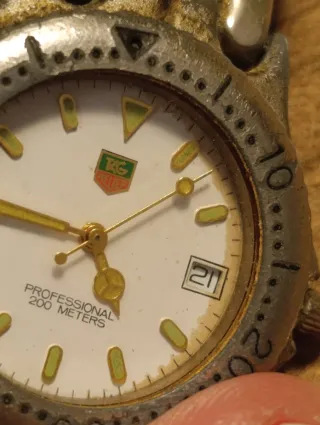 Reloj TAG Heuer Profesional Oro/Plata