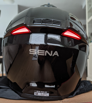 Casco Sena Phantom talla M con intercom S60