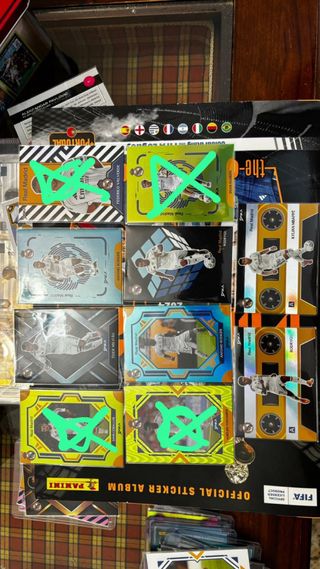 Lote Daka Real Madrid Tarjetas Numeradas