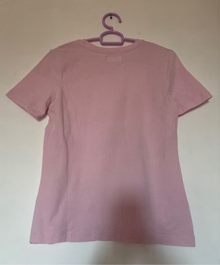 Camiseta rosa manga corta