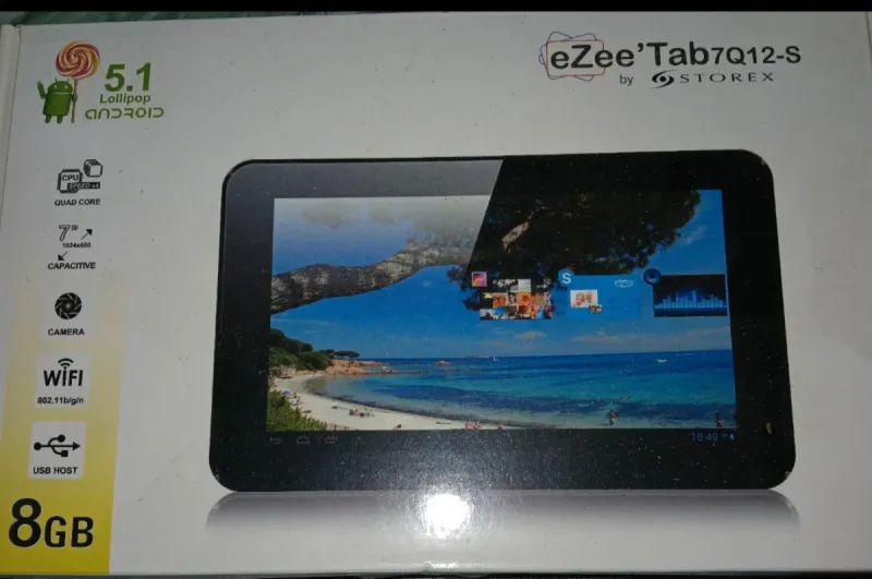 Tablet Storex eZee'Tab7Q12-s 8GB Negra