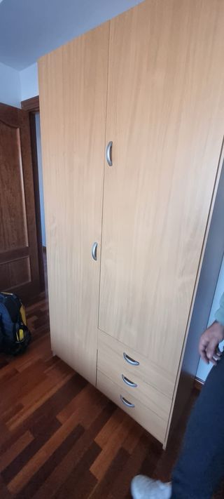 Armario madera 1m ancho x 2m alto x 50cm fondo