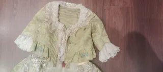 Traje de Fallera oro y verde