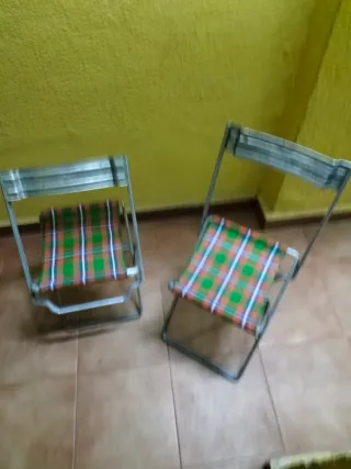 Sillas plegables Carmen vintage