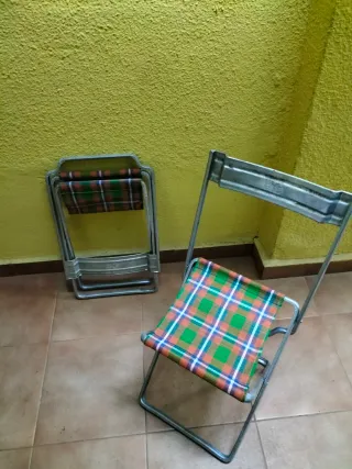 Sillas plegables Carmen vintage