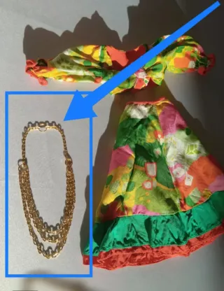 Collar Nancy Maxi Húngara años 70. RÉPLICA