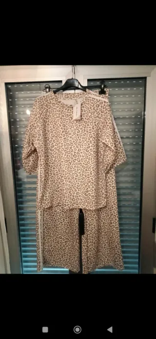 Conjunto leopardo talla única dan talla