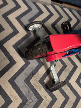 Bicicleta Infantil Spiderman Azul y Roja