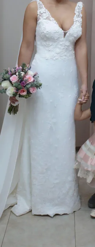 Traje de Novia Blanco Encaje