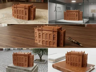 Maqueta Gran Teatro Falla 3D