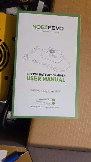 Cargador Batería NOEFEVO LiFePO4