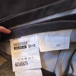 Funda reposapiés Ektorp gris