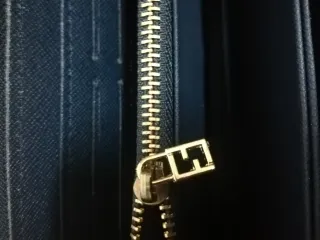 Portafoglio Fendi FF Nero/Blu