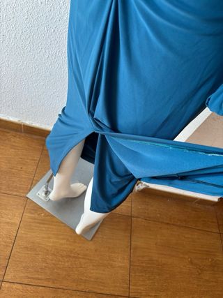 Vestido Meryfor Azul Talla 42 Nuevo