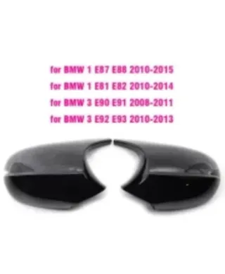 BMW Carcasas Retrovisores Negro Brillante