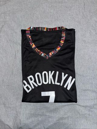 Camiseta Baloncesto Brooklyn 7 Negra