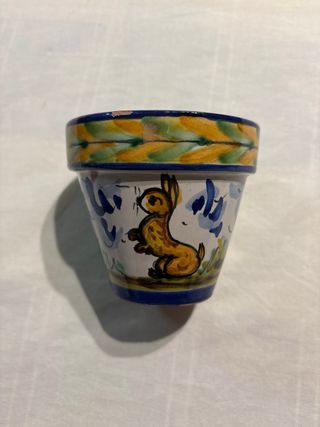 Macetero de forja con 6 macetas