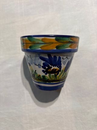 Macetero de forja con 6 macetas