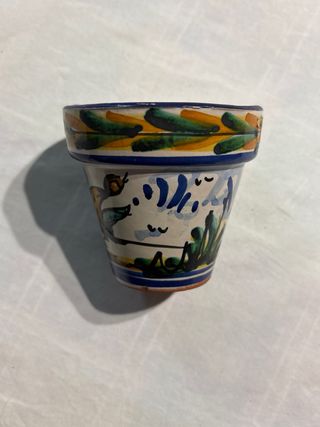 Macetero de forja con 6 macetas