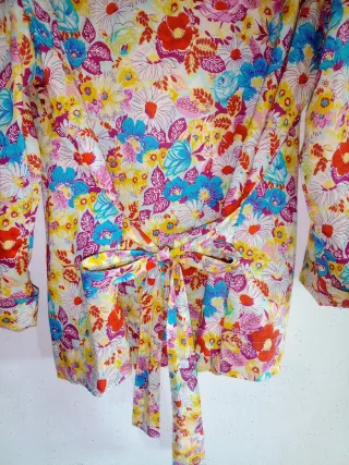 Camisa estampada mujer talla 48