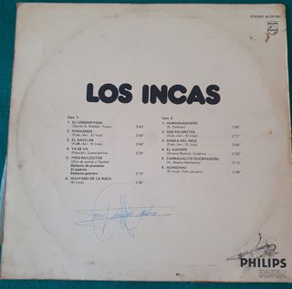 Vinilo Los Incas y Quilapayun Folk