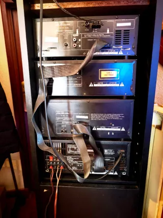 Microcadena Kenwood Modular Hi-Fi vintage.