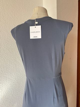 Vestido Cherubina Talla 42 Gris