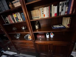 Librería Almazán Madera Maciza Elegante