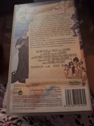 VHS Hércules Disney Clásicos Español