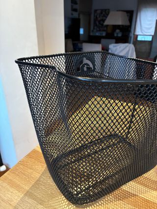 Cesta de Bicicleta Negra