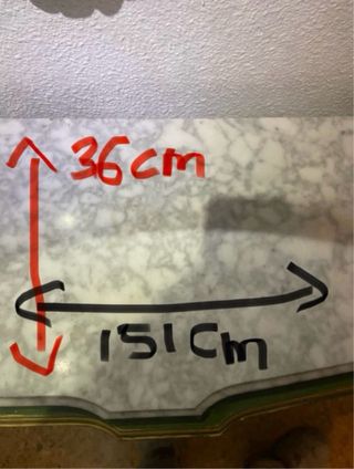 Mueble Entrada Madera y Mármol