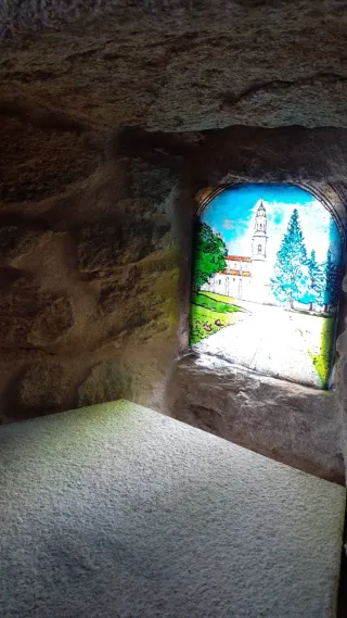Vidriera Camino de Santiago Galicia