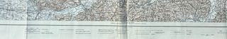 Cartina Nord Italia 1939 - Esercitazioni militari