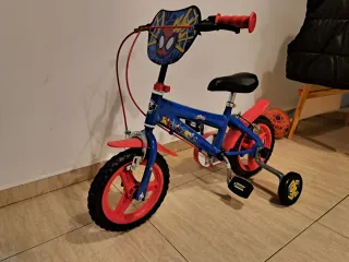 Bicicleta Spiderman para niño