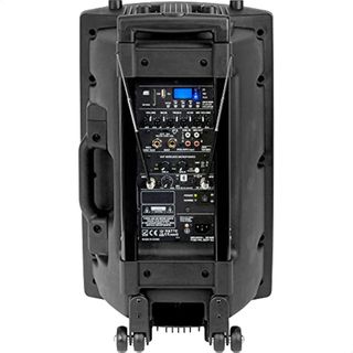 Ibiza - PORT12VHF-BT - REACONDICIONADO marcas minimas, Altavoz portátil 12"/700W MAX con 2 micrófonos (VHF), Mando a Distancia y Funda Protectora - Bluetooth, USB, SD - Autonomía de 5 a 7h - Speak...