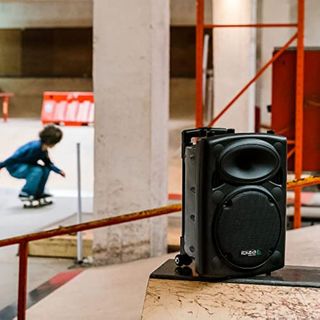 Ibiza - PORT12VHF-BT - REACONDICIONADO marcas minimas, Altavoz portátil 12"/700W MAX con 2 micrófonos (VHF), Mando a Distancia y Funda Protectora - Bluetooth, USB, SD - Autonomía de 5 a 7h - Speak...