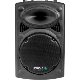 Ibiza - PORT12VHF-BT - REACONDICIONADO marcas minimas, Altavoz portátil 12"/700W MAX con 2 micrófonos (VHF), Mando a Distancia y Funda Protectora - Bluetooth, USB, SD - Autonomía de 5 a 7h - Speak...