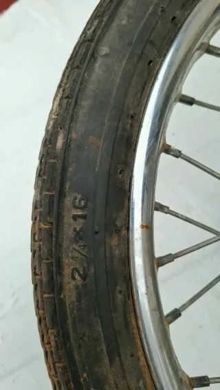 Rueda de ciclomotor con piñón, mobilette mobylette