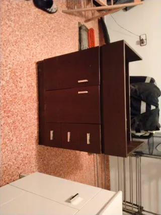 Mueble de lavabo de madera