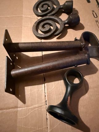 Finale per bastone tenda a spirale